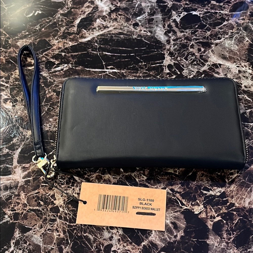 Steve Madden Black Wallet New With Tags - image 1